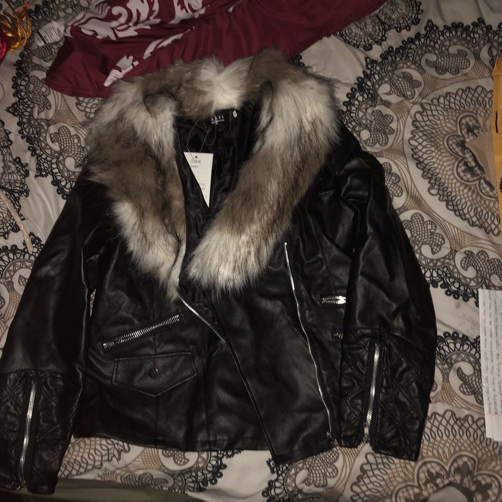 Leather jacket